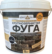 Затирка Феодал Ф-1 крупнозернистая 26 Графитовая 5 кг, 00000040019