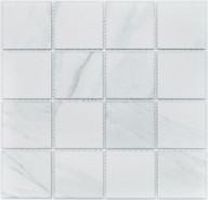 Мозаика PR7373-33 керамика 30.6х30.6 см матовая чип 73х73 мм, белый