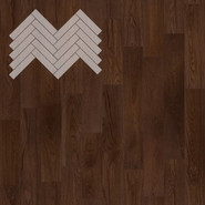 Паркетная доска Lab Arte Английская елка Дуб Рустик Бронза лак 500х110х14/3