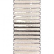 Настенная плитка Osaka Bars White 12.5x25 DNA Tiles глянцевая керамическая 133478