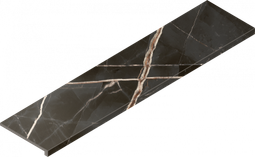 Ступень фронтальная Stellaris Absolut Black Scalino 33x120 Frontale керамогранит матовая Italon 620070002597