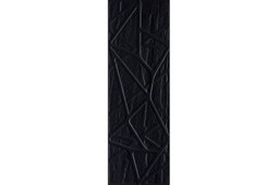 Настенная плитка Titanium Nero Sciana Kratka Struktura Rekt Paradyz Ceramika 25x75 рельефная (структурированная) керамическая 131189608503
