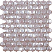 Мозаика Hex Diamond № 371D Перламутровый (на сетке)