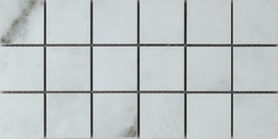 Мозаика Mk.Piur Ice Sat 1530 15х30 керамогранит Keratile матовая чип 50х50 мм, белый