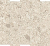 Мозаика Boost Mix Ivory Mosaico Slide (A83I) керамогранит 29х32.6 см матовая, бежевый