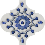 Декор VT/A321/65000 Арабески Майолика 6, 6.5x6.5 Kerama Marazzi глянцевый керамический