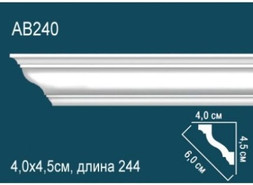 Перфект Карниз потолочный гладкий AB240