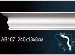 Перфект Карниз потолочный гладкий AB107