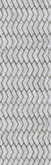 Мозаика HB.WH.LG.NT 295х288х6 Arch Skin матовая, белый