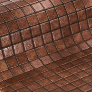 Мозаика Ezarri 2504-А Safe стекло 31.3х49.5 см матовая, антислип чип 25х25 мм, коричневый