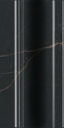 Плинтус FMD017 Алькала Черный 10x20 Kerama Marazzi глянцевый керамический