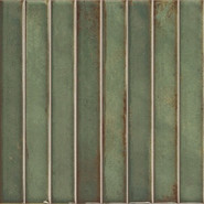 Настенная плитка Brick Raku Emerald 35х35 La Platera глянцевая керамическая 00-00048901