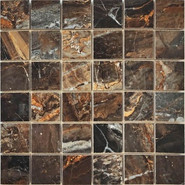 Мозаика Mosaico Lawa Nero Polished 30x30 керамогранит Neodom Ambassador полированная чип 50х50 мм, коричневый N20414