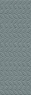 Настенная плитка RA6R Vida Struttura Foglia 3D Azzurro Rett 30x90 Marazzi Ragno матовая керамическая УТ-00027991