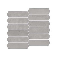 Керамогранит Concrete Mini Crayon Ash Grey (114860) 3,7х13,6 Wow глазурованный, матовый универсальный