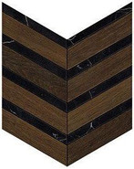 Декор Heartwood Moka Marble Chevron 29.4x28.7 керамогранит