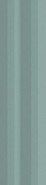 Настенная плитка Stripes Teal 7.5x30 матовая, рельефная керамическая