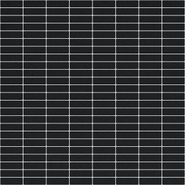 Мозаика Pastelli Antracite керамогранит 30х30 см Appiani противоскользящая чип 12.5х37.5 мм, черный PST 3008