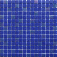 Мозаика MIX28 стекло темно-синий 32.7х32.7 см NSmosaic Econom Series глянцевая чип 20х20 мм