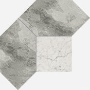 Декор Charme Extra Silver Mosaico Polygon керамогранит