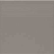 Ступень фронтальная Bazo Grys Stopnica Prosta Gres Monokolor Mat. 30x30 керамогранит матовая 5902610543128