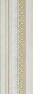 Бордюр Listelo Chester Ivory 10.5x29.5 сатинированный керамический