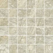 Мозаика Italon Magma Mineral Mosaico керамогранит 30х30 см матовая бежевый, серый 610110001368