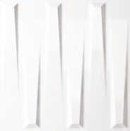 Настенная плитка Dutton White Gloss Baldocer 25x25 глянцевая, рельефная (структурированная) керамическая