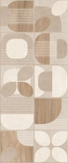Настенная плитка Pinto Beige Бежевый 02 25х60 Gracia Ceramica матовая керамическая 010100001519