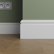 Плинтус Base 5501 W Ultrawood 2440 мм мдф под покраску