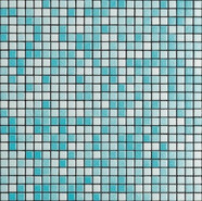 Мозаика Mix Standard Wellness and Pool 15 керамика 30х30 см Appiani матовая чип 12х12 мм, бирюзовый XWEL 415