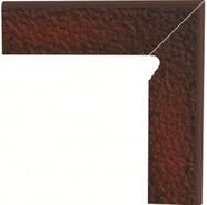 Плинтус клинкерный Cloud Brown Duro цоколь правый B+A структурный