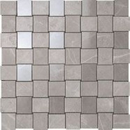 Мозаика Marvel  Grey Fleury Net Mosaic керамогранит 30.5х30.5 см глянцевая, бежевый