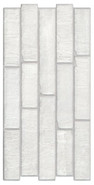Керамогранит Porcelanicos HDC Bas Brick 360 White 30,5x60, , матовый
