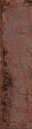 Керамогранит Brickone Rosso Berlino 7.4х31 Dado Ceramica матовый настенный  BKN004