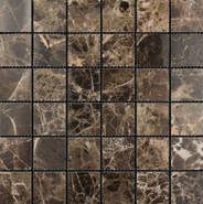 Мозаика 7M022-48P (Emperador Dark) 305х305 48x48 мрамор
