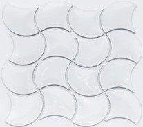 Мозаика PS7300-46 керамика 27.6х27.6 см глянцевая, белый