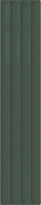 Настенная плитка Plinto In Green Gloss 10.7х54.2 DNA Tiles глянцевая, рельефная (структурированная) керамическая 78803284