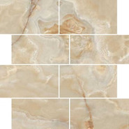 Мозаика Onyx and More Golden Onyx Satin 6 mm Mur 30х30 см керамогранит Casa Dolce Casa сатинированная чип 75х150 мм, бежевый 767708