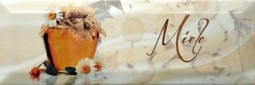 Декор Monopole Gourmet Decor Dolce Vita Miele 10x30, глянцевый керамический