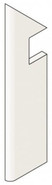 Плинтус Boost Pro Ivory Battiscopa Sag.Sx (A0RX) 7,2x30 матовый керамогранит