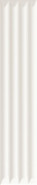 Настенная плитка Up Cannettato White Glossy 5x25 La Fabbrica глянцевая, рельефная (структурированная) керамическая 192131