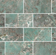 Мозаика Etoile Illusion Mat 6 mm Mur 7,5x15 (761812) керамогранит 30х30 см матовая бирюзовый