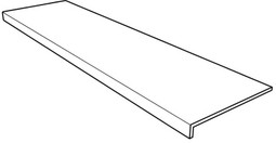 Ступень фронтальная Petra Anti-Slip Gris Recto 33х120 керамогранит антискользящая (grip), матовая 00000039811