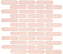 Мозаика Imagine Lab KSR3-CORAL керамика 30х30 см матовая чип 23x98 мм, розовая