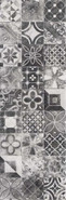 Настенная плитка Decora Nero Rett 49,8x149,8 сатинированная керамическая