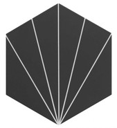 Керамогранит Venus Black 28.5х33 матовый