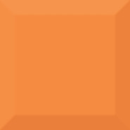 Настенная плитка Absolut Keramika Aroma Fosker Biselado Brillo Naranja 10x10, глянцевая керамическая