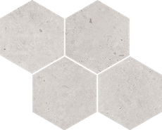 Мозаика Bangkok Cemento керамогранит 28х35 см матовая, серый