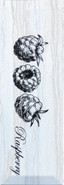 Декор Decor Fruit Laguna Raspberry 10x30 глянцевый керамический